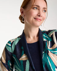 Chico's Outlet Kings Navy Travelers™ Collection Palm Crushed Jacket