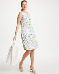 Chico's Online Bondi Blue Jersey Knit Positano Shift Dress