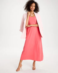 Chico's On Sale Calypso Coral Seamed Knit Dress