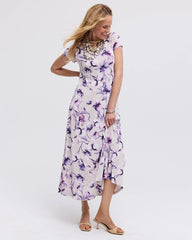 Chico's Sale Rich Amethyst Travelers™ Amethyst Iris Maxi Dress