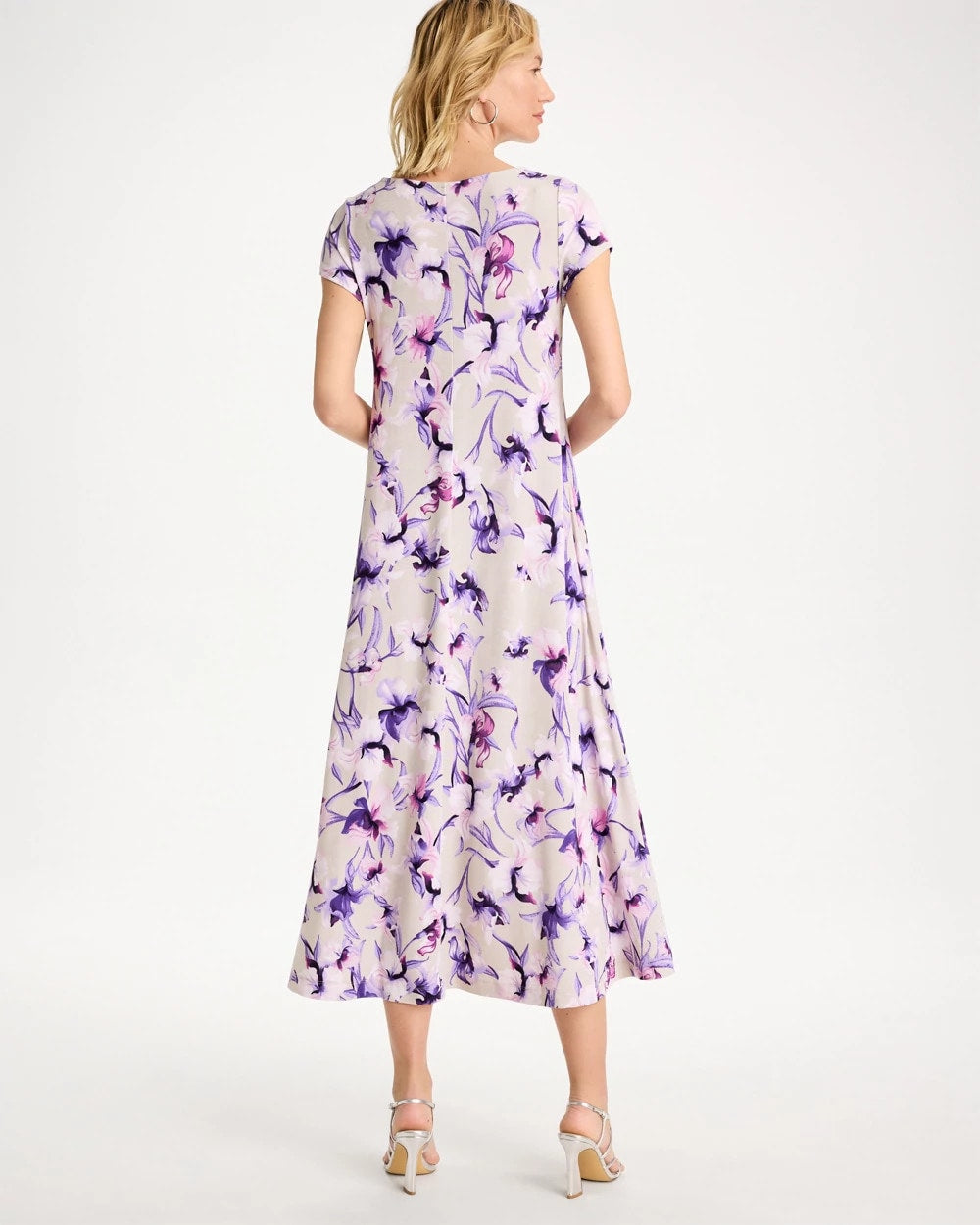 Chico's Sale Rich Amethyst Travelers™ Amethyst Iris Maxi Dress