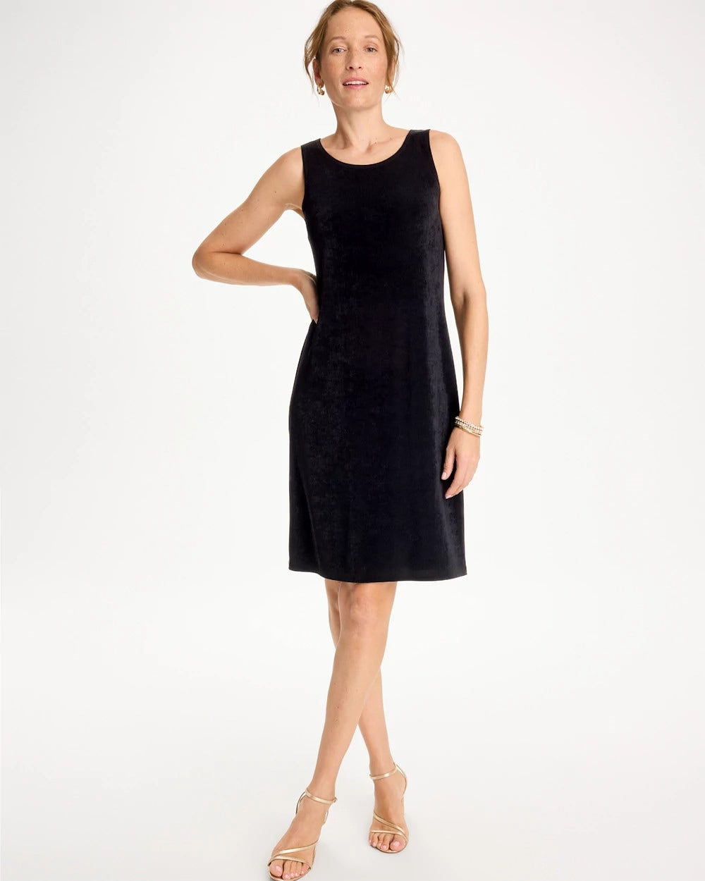 Chico's On Sale Travelers Black Travelers™ Short Tank Dress