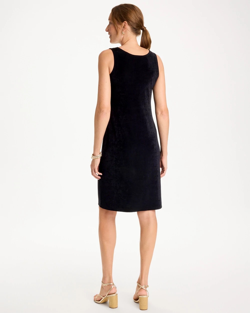 Chico's On Sale Travelers Black Travelers™ Short Tank Dress