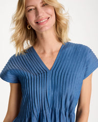 Chico's For Sale Indigo Denim Popover Midi Dress