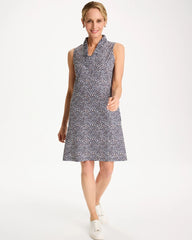 Chico's For Sale Passport Blue Zenergy® UPF Ruffle Dress