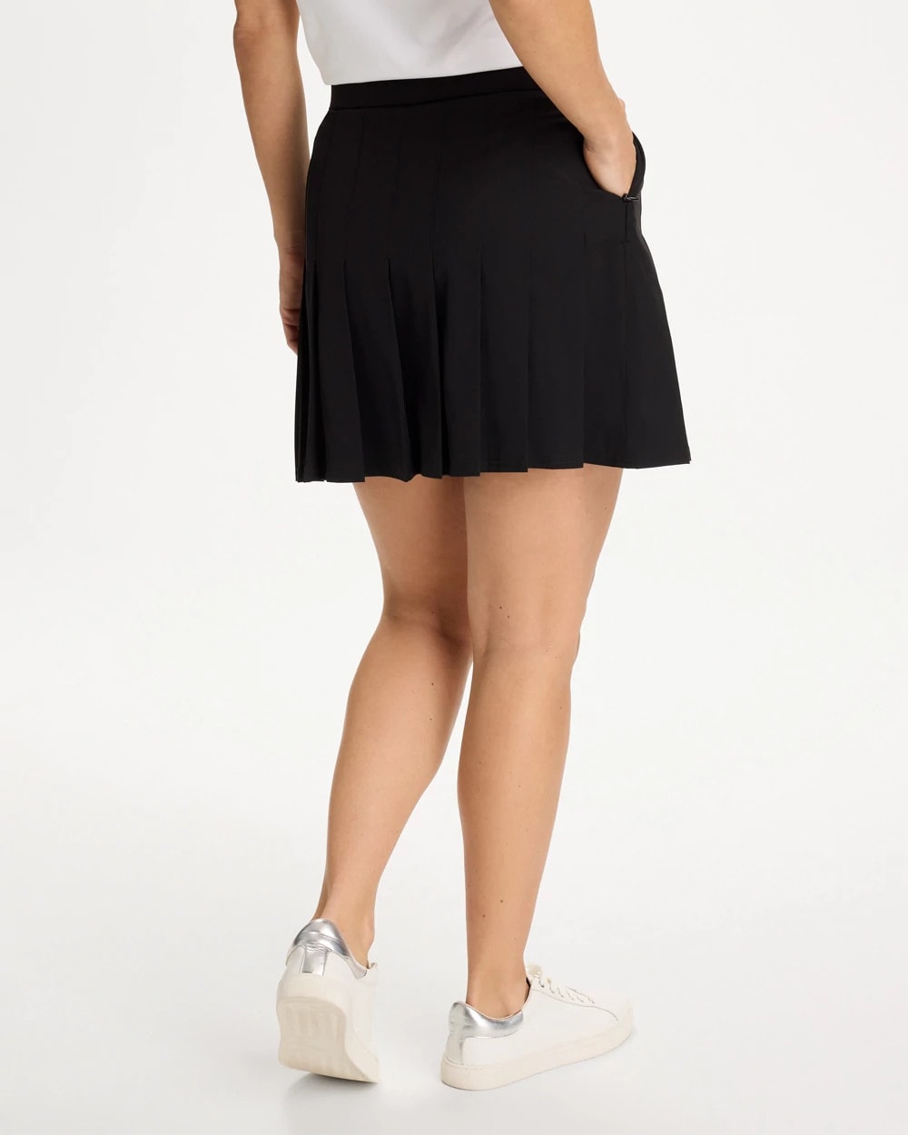 Chico's Sale Black Zenergy® UPF Pleated Skort