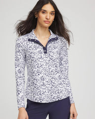 Chico's Online Passport Blue Zenergy® UPF Palma Pullover