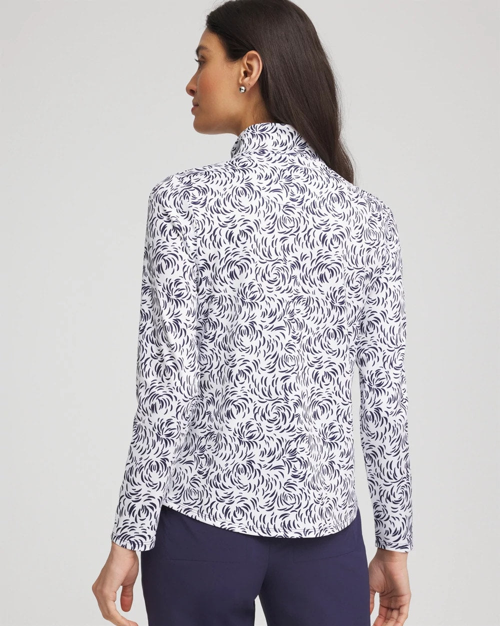 Chico's Online Passport Blue Zenergy® UPF Palma Pullover