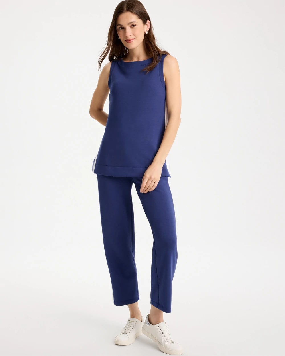 Chico's For Sale Starlit Navy Zenergy® Soft Contrast Tank