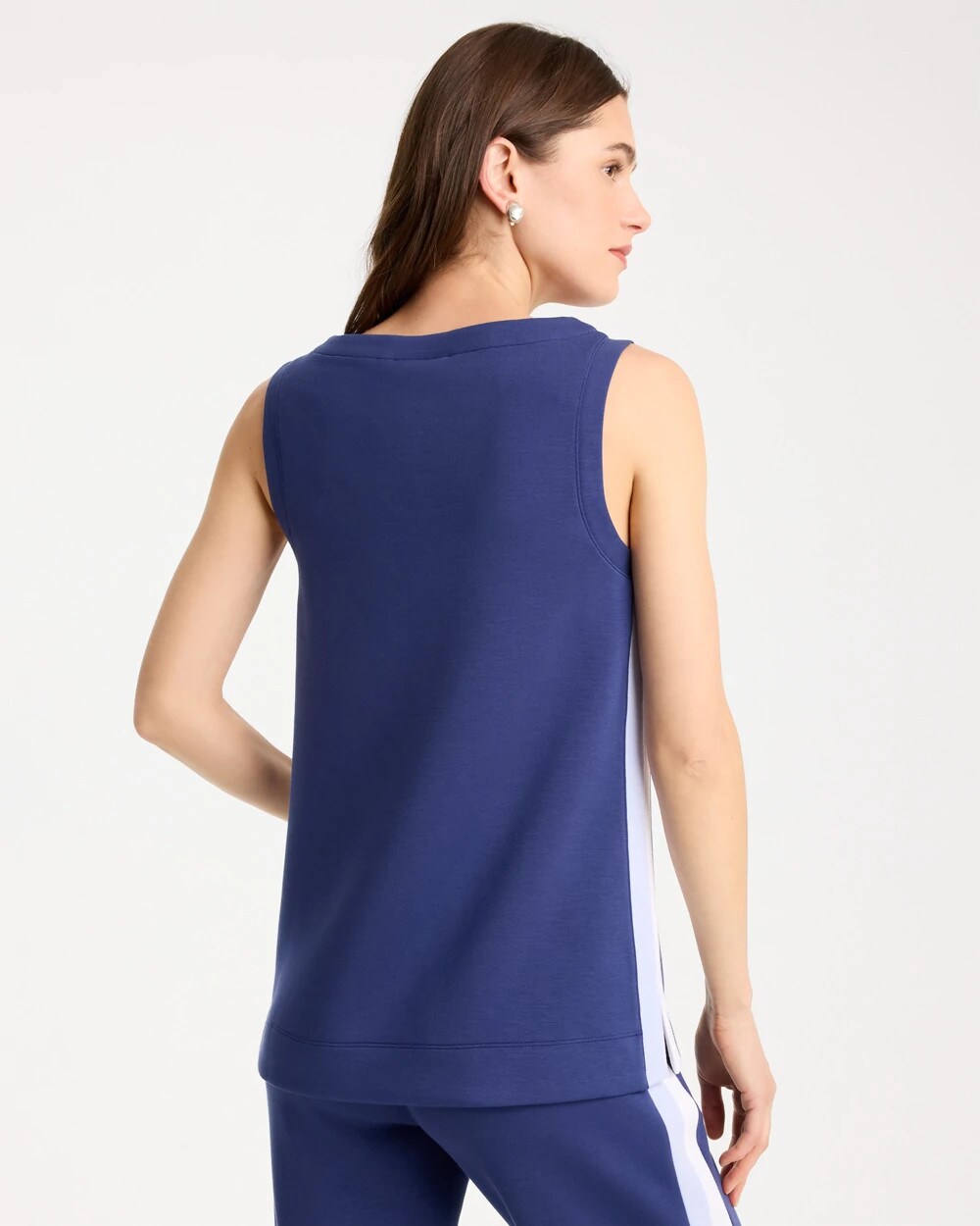 Chico's For Sale Starlit Navy Zenergy® Soft Contrast Tank