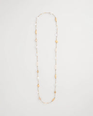 Chico's On Sale Neutral Neutral Shell Long Necklace