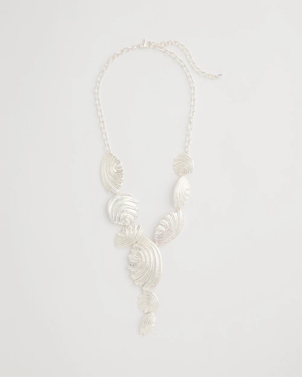 Chico's For Sale Silver Silvertone Shell Charm Y-Necklace