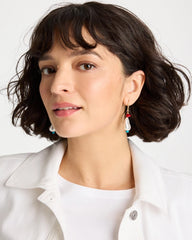 Chico's Sale Multi Beaded Linear Drop Earrings