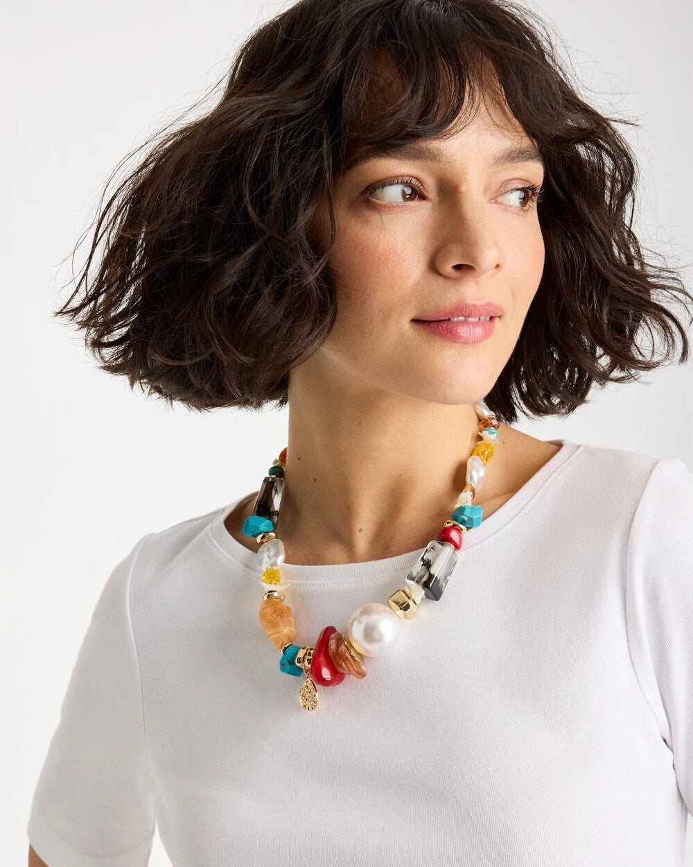 Chico's Outlet Multi Chico's Originals Short Beaded Necklace