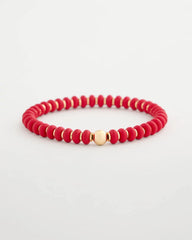 Chico's For Sale Red Red Beaded Stretch Bracelet