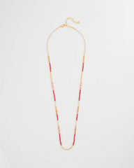 Chico's For Sale Coral Coral Genuine Stone Long Necklace