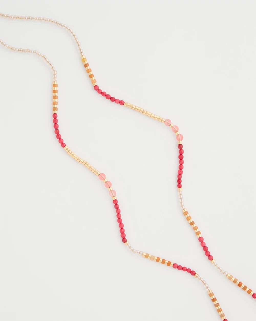 Chico's For Sale Coral Coral Genuine Stone Long Necklace