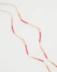 Chico's For Sale Coral Coral Genuine Stone Long Necklace