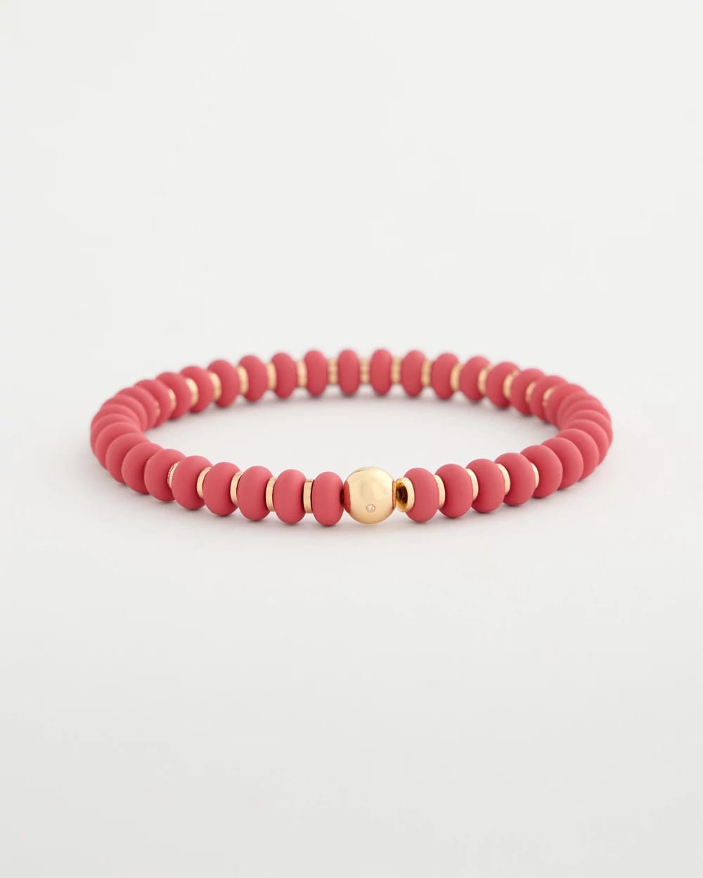 Chico's Discount Coral Coral Inspired Round Stretch Bracelet