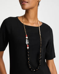 Chico's For Sale Multi Asymmetrical Long Single-Strand Necklace