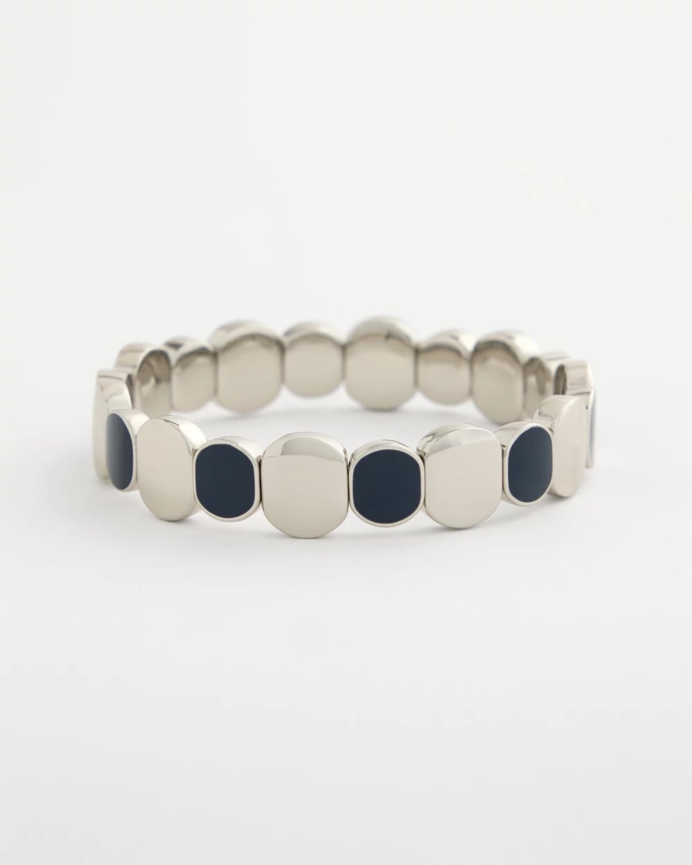 Chico's Online Navy Navy Resin Glam Stretch Bracelet