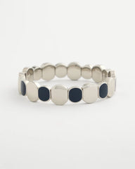 Chico's Online Navy Navy Resin Glam Stretch Bracelet