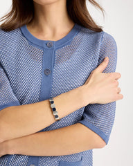 Chico's Online Navy Navy Resin Glam Stretch Bracelet