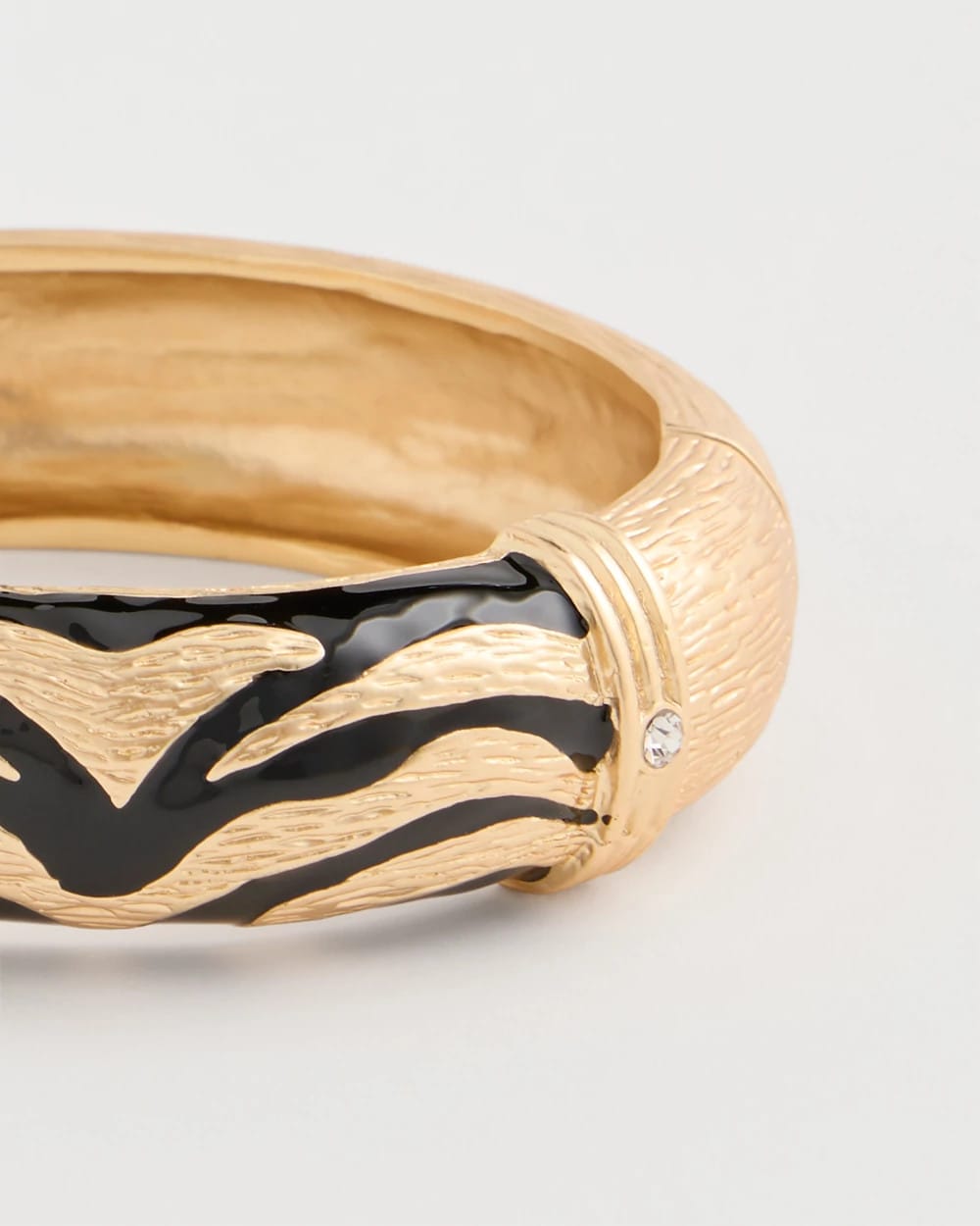 Chico's For Sale Black/Gold Tiger Hinge Cuff Bracelet