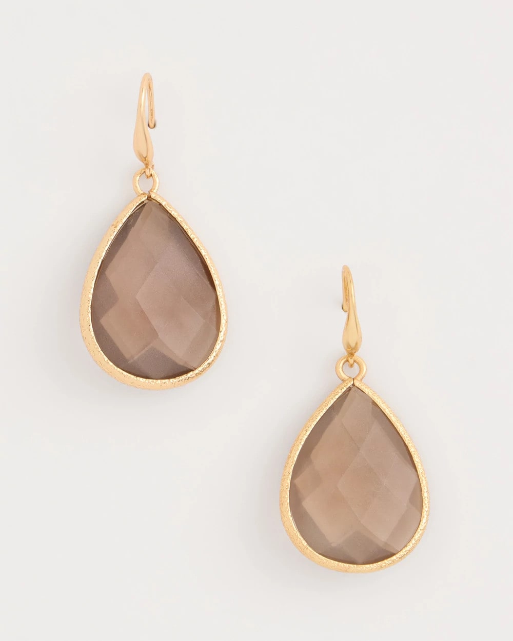 Chico's Outlet Neutral Neutral Teardrop Earrings