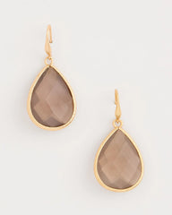 Chico's Outlet Neutral Neutral Teardrop Earrings
