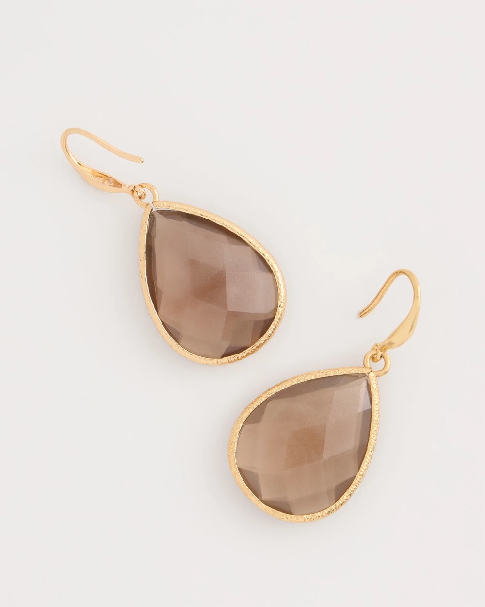 Chico's Outlet Neutral Neutral Teardrop Earrings