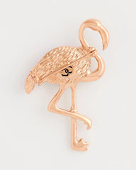 Chico's Discount Pink Faux Pink Diamond Flamingo Brooch