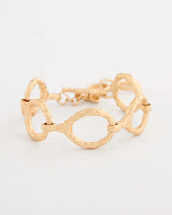 Chico's For Sale Gold Goldtone Open Link Toggle Bracelet