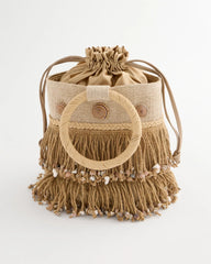 Chico's Sale Natural Chico's Originals Bamboo Bucket Bag