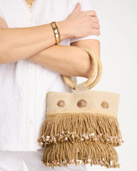 Chico's Sale Natural Chico's Originals Bamboo Bucket Bag