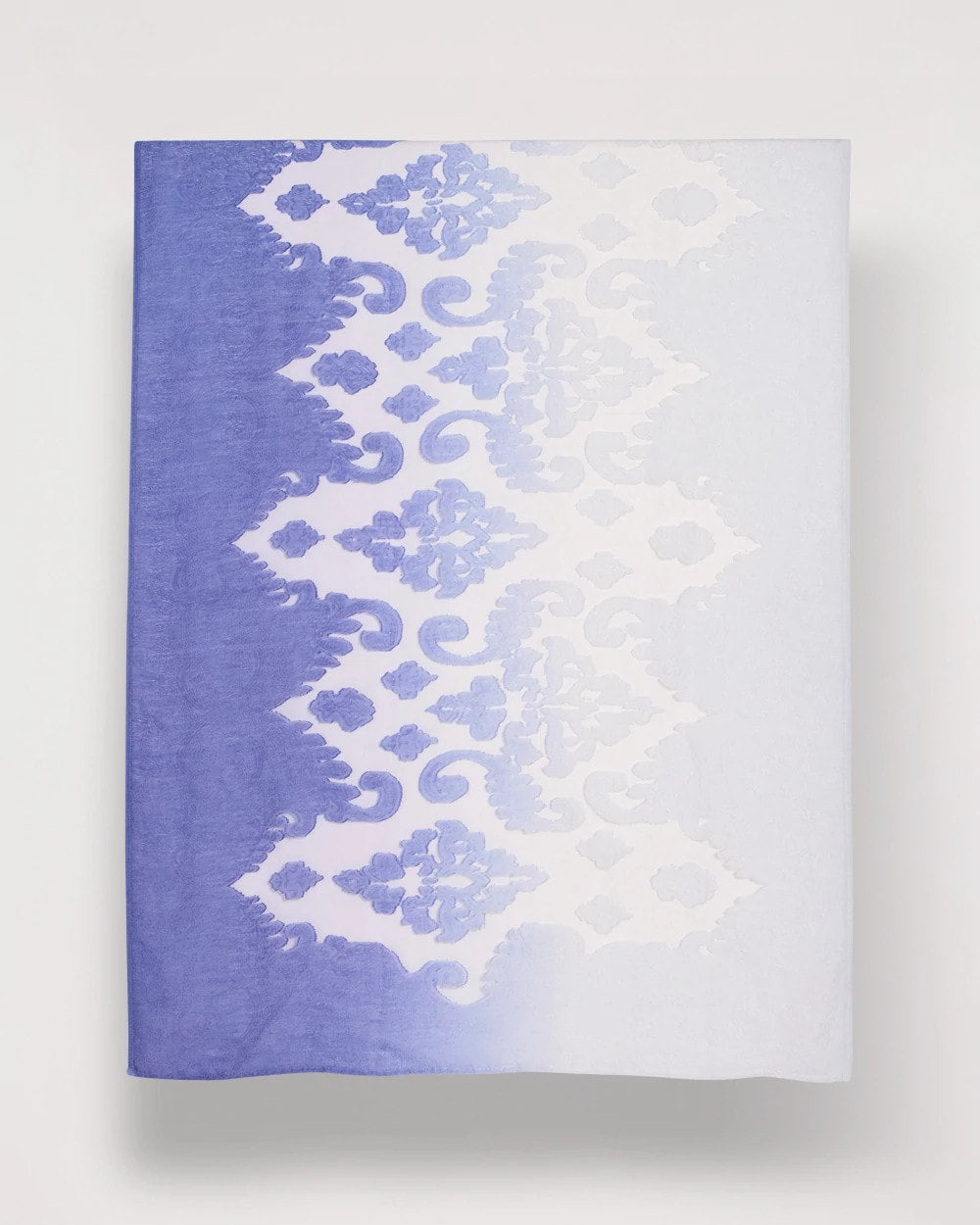 Chico's On Sale Blue Ombre Burnout Oblong Scarf