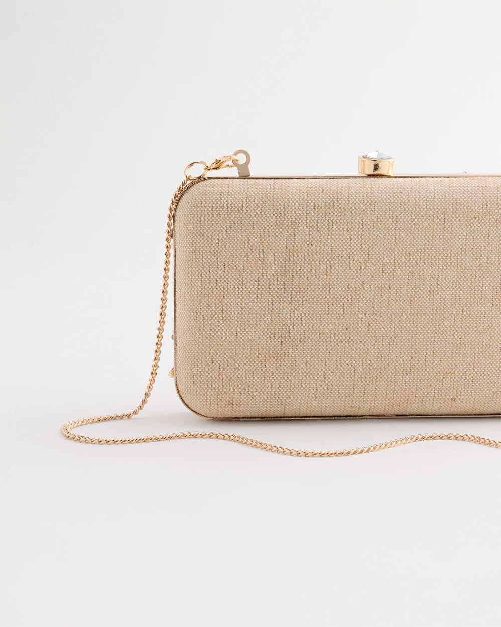 Chico's On Sale Natural Shell Embellished Clutch
