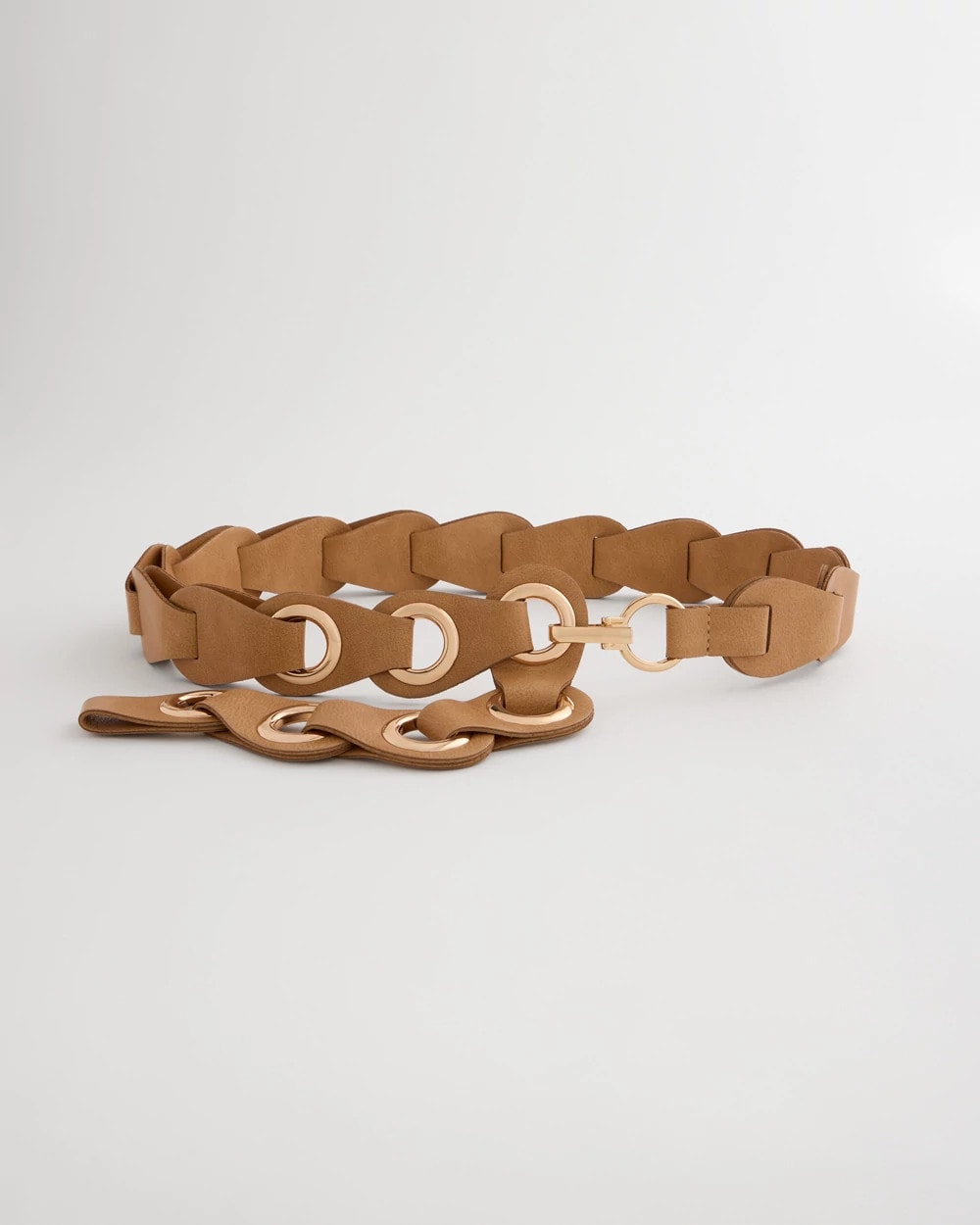 Chico's On Sale Brown Grommet Belt