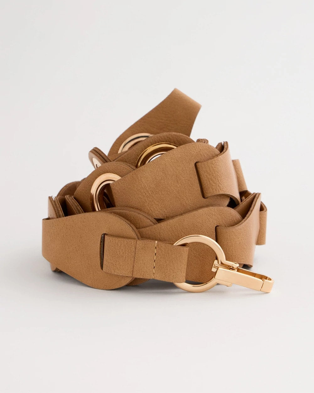 Chico's On Sale Brown Grommet Belt