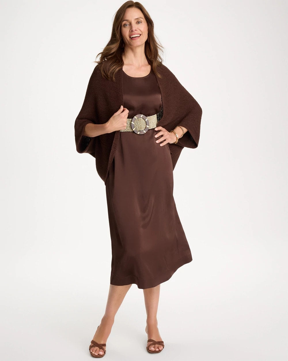 Chico's For Sale Deep Brown Knit Cocoon