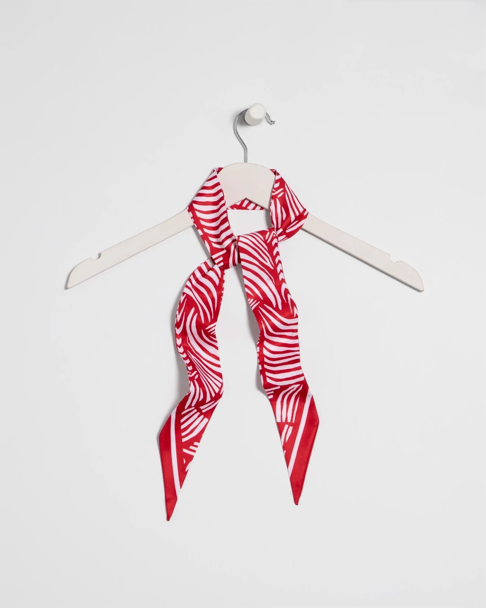 Chico's For Sale Cherry Lush Printed Skinny Scarf