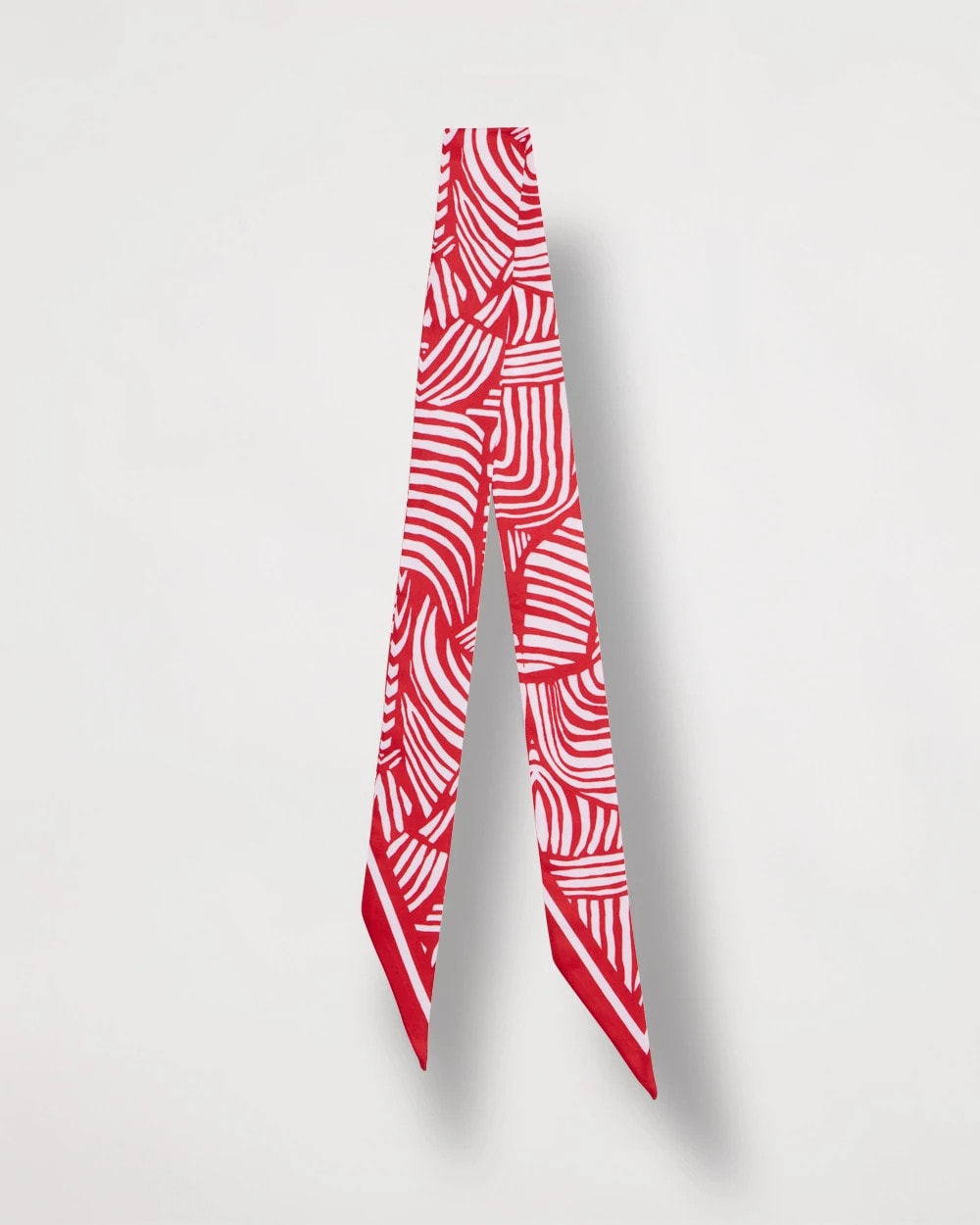 Chico's For Sale Cherry Lush Printed Skinny Scarf