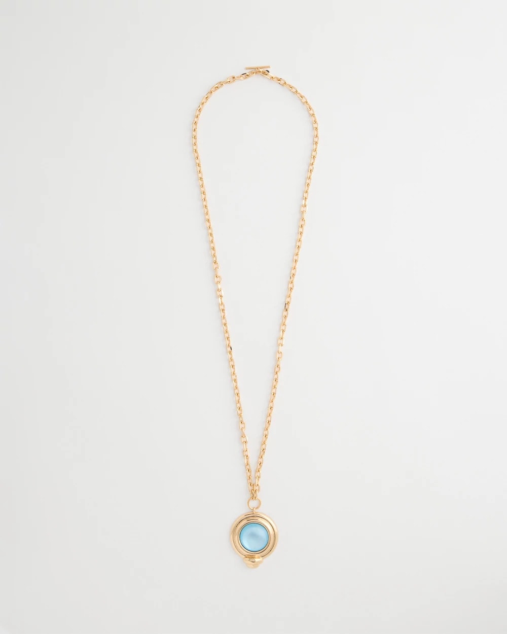 Chico's For Sale Aqua Twice As Nice Aqua Pendant Necklace