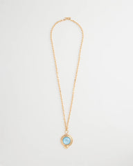 Chico's For Sale Aqua Twice As Nice Aqua Pendant Necklace