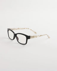 Chico's Sale Black Black Square Shell Readers