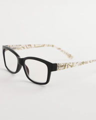Chico's Sale Black Black Square Shell Readers