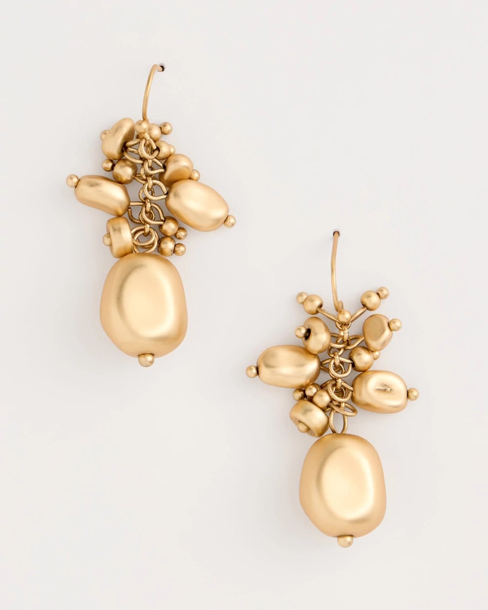 Chico's On Sale Gold Goldtone Cluster Earrings