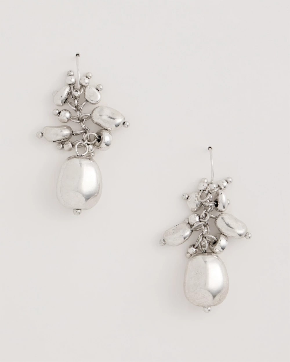 Chico's For Sale Silver Silvertone Cluster Earrings