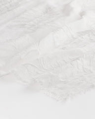 Chico's For Sale White Textured Palms Oblong Scarf