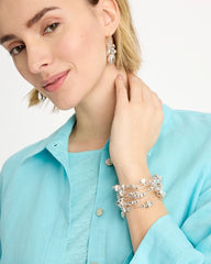 Chico's Sale Silver Silvertone Coil Bracelet